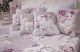 Prošívaný přehoz Deluxe Patchwork fialovo-šedý Povlak 50x70
