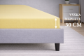 Prostěradlo DELUXE Světle žlutá Anatomický povlak 60x35/20