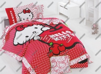 Přehoz Hello Kitty red