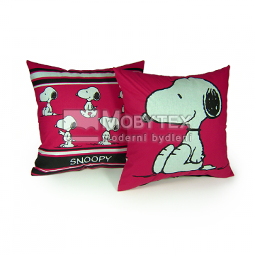 Povláček Snoopy raspberry