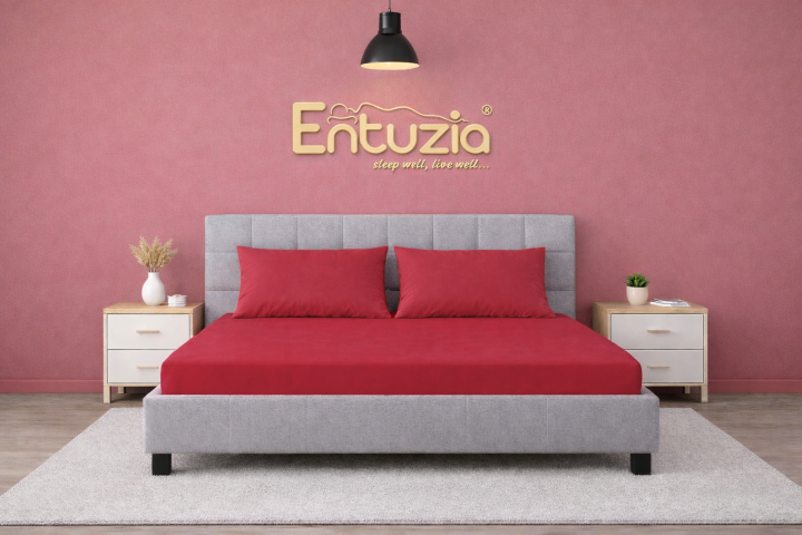 Prostěradlo DELUXE Červená