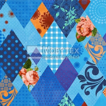 Prostírání Matějovský Valencia blue