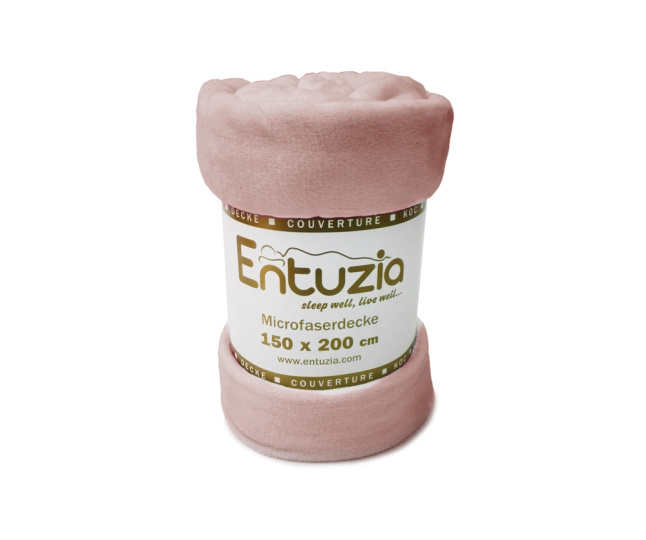 Deka BAR ENTUZIA mikroflanel uni Starorůžová(Pink Beige) 150x200