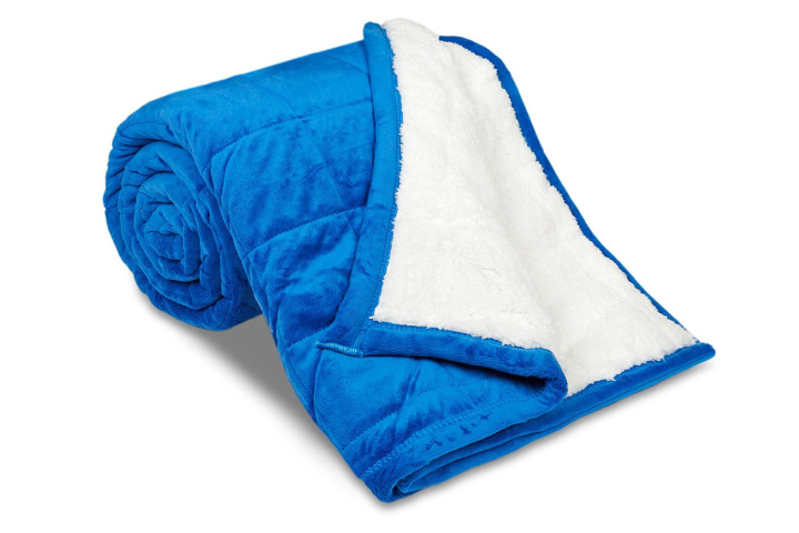 A Deka SLEEP WELL OVEČKA Prošev 150x200 Královská modrá