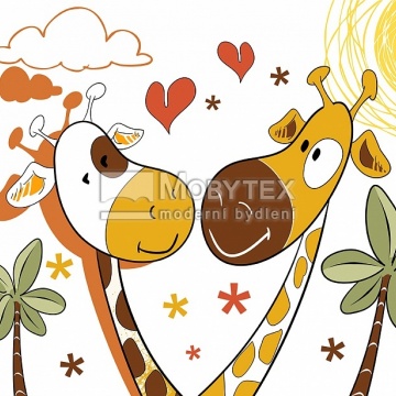 Prostírání Matějovský Giraffe Love