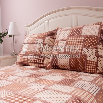 ENTUZIA Patchwork hnědý