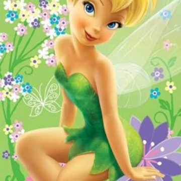 Osuška Fairies green JF