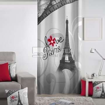 Dekorační závěs Love Paris