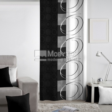Dekorační závěs Royal Black