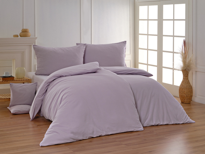 Povlečení krep světle fialový