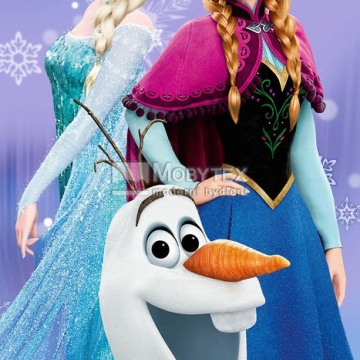 Osuška Ledové království-Frozen purple JF