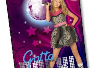 Dětská deka Hannah Montana gotta rock