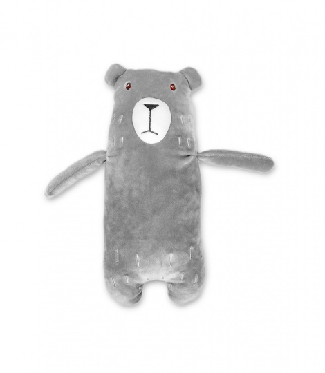 Plyšák/polštářek mikrospandex Medvěd 53cm Hnědý