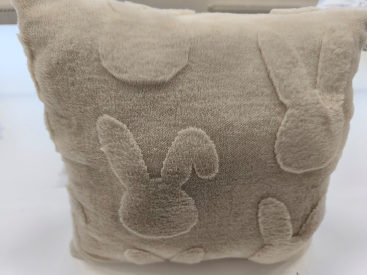 Plyšák/polštářek mikrospandex 3D zajíci