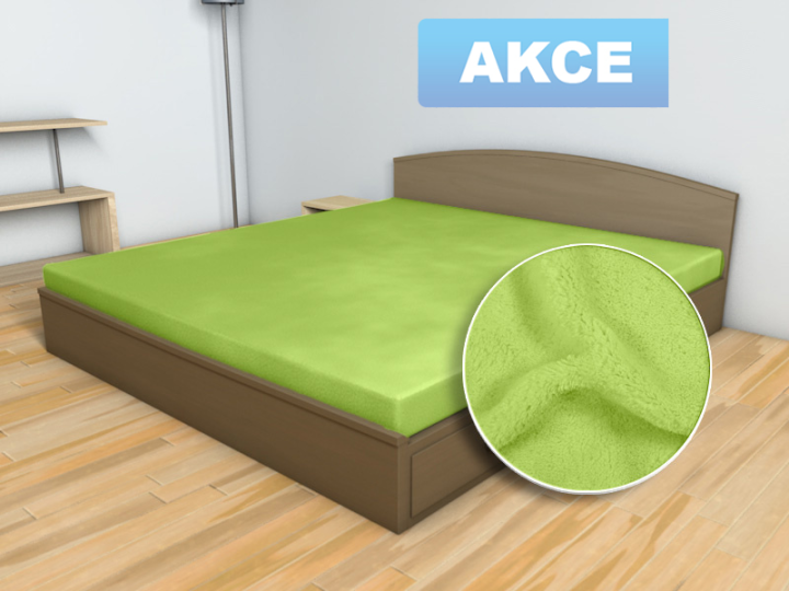 Prostěradlo MIKROFLANEL Sleep Well Pistáciová