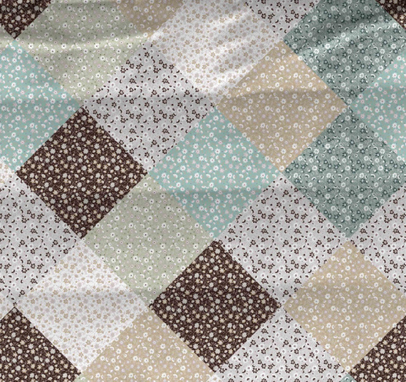 Metráž Patchwork Jade