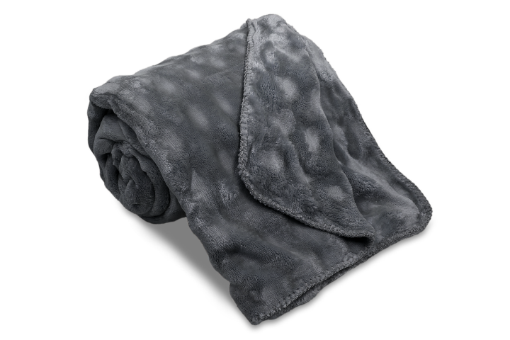 A Deka SLEEP WELL OVEČKA Stella obláčky 150x200 Tmavě šedá