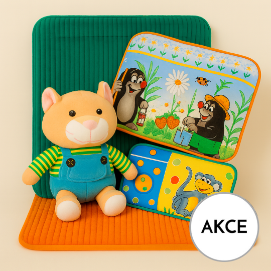 A Akce 1+1 Dětská sada pro batolata + plyšák