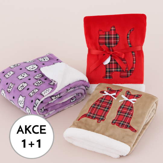 A Akce 1+1 Dětská deka PZ 024 tisk 150/100 + 150/100