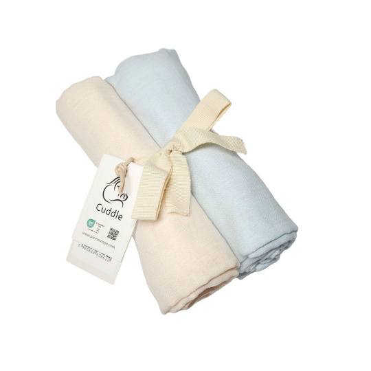 MUŠELÍNOVÉ pleny jednobarevné 70/70cm