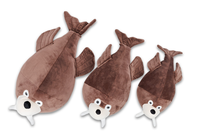 Plyšák Mrož hnědý