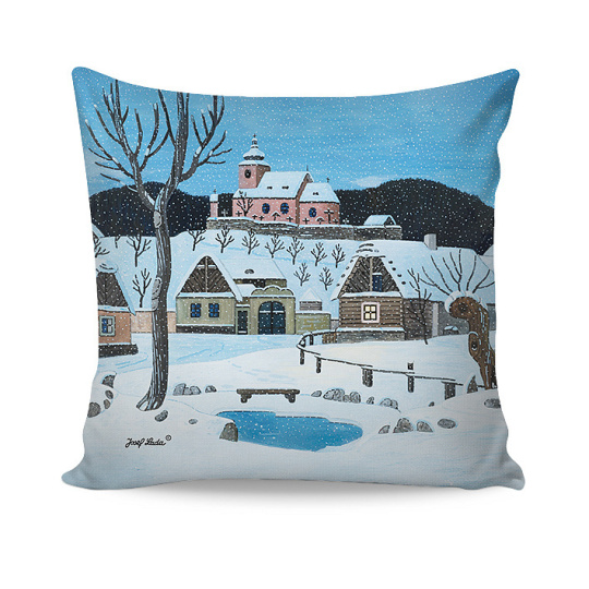 Povlečení Josef LADA Tichá noc Bavlna deluxe Povlak 40/40 digitální tisk