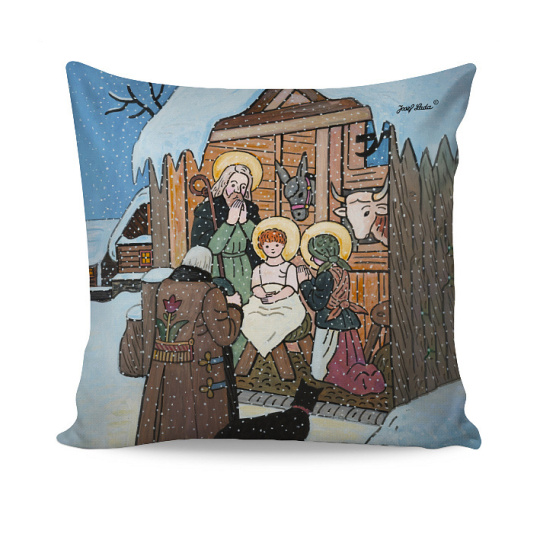 Povlečení Josef LADA Vánoční koledy Bavlna deluxe Povlak 40/40 digitální tisk