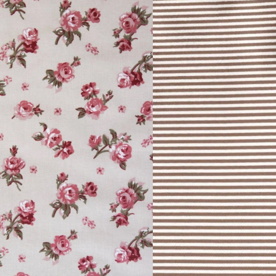 020 Růžička MANON / béžový proužek