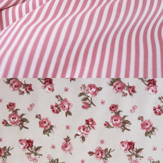 Letní deka PZ Manon/růžový proužek