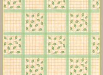 Ubrusovina PVC Petale Vert Jaune
