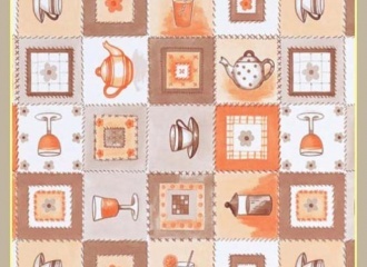 Ubrusovina PVC Cafe Brown