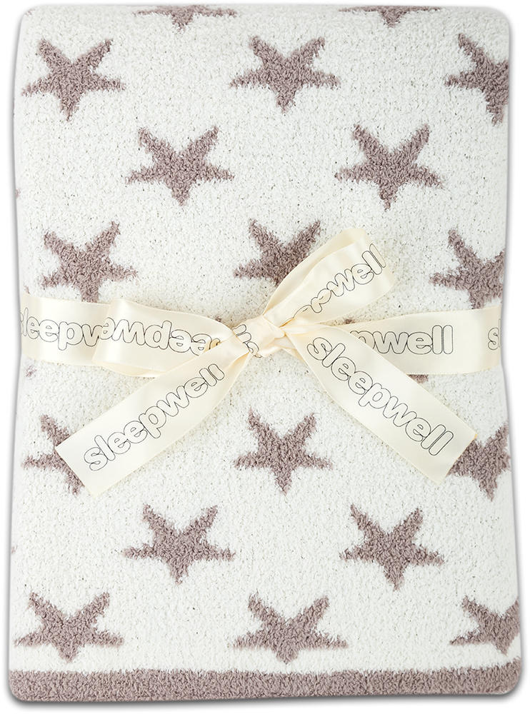 Dětská deka mikrovlakno LUXURY Hvězdičky 75/100 šedá