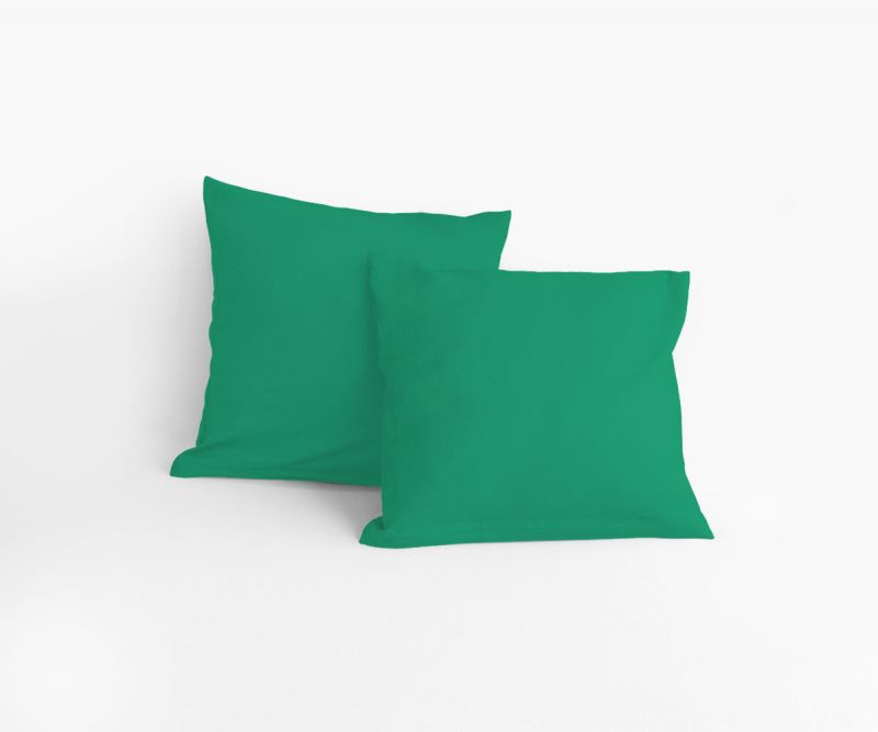 Povlak jednobarevný Smaragdově zelený 40x40 Bavlněný satén