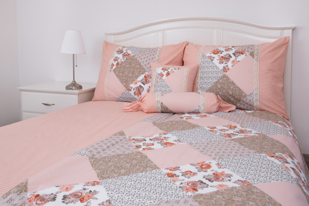 Letní deka PZ Patchwork oranžový/pepito oranžové 200x240